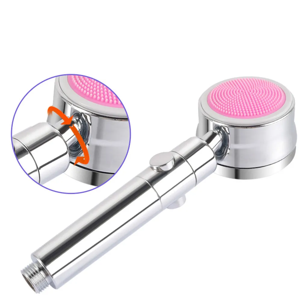 Ванная комната Насадки для душа кран моззле Душевая насадка с щетка мытья на