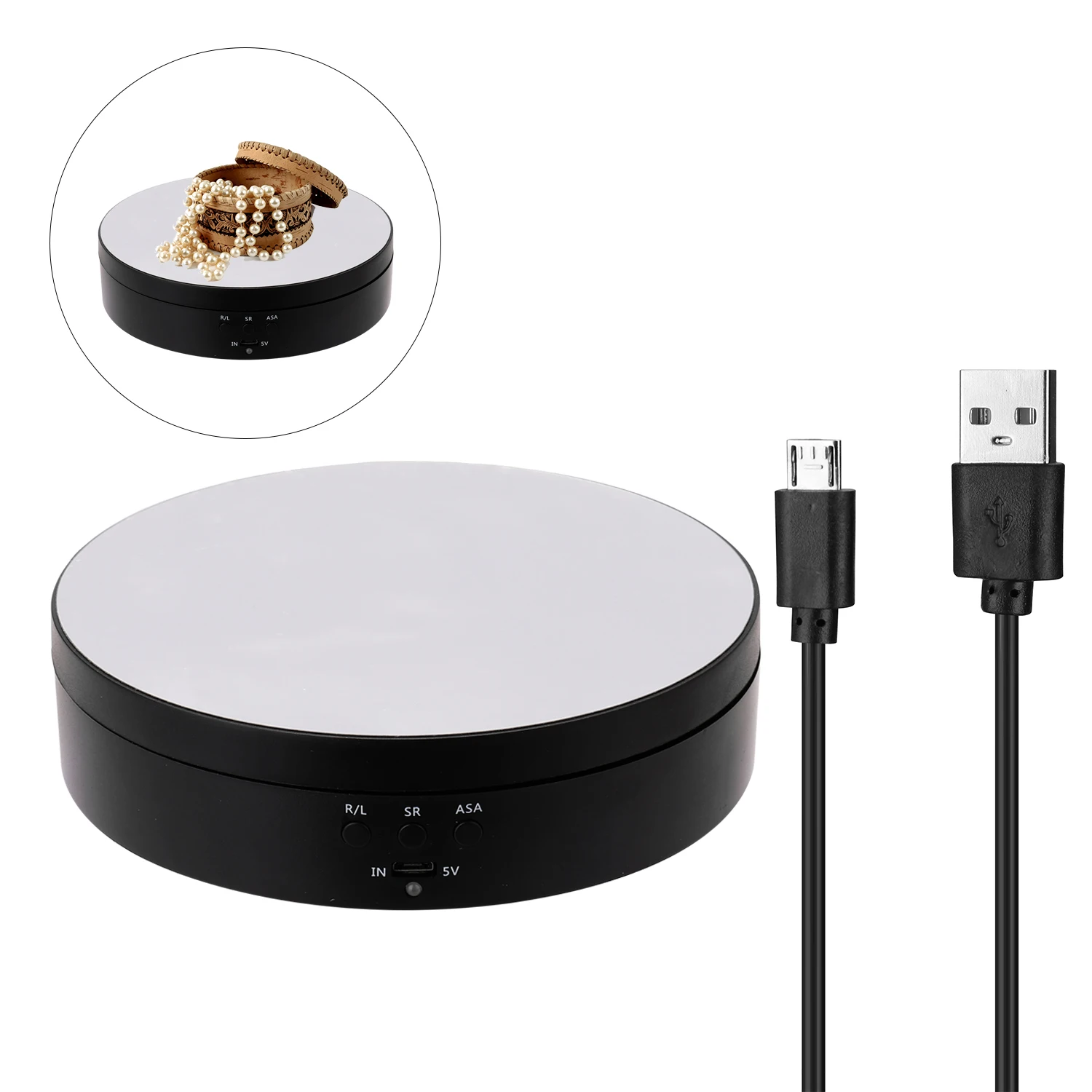 360 Degree Electric Rotating Turntable Display Stand for Photography Video Shooting Props Jewelry | Обустройство дома
