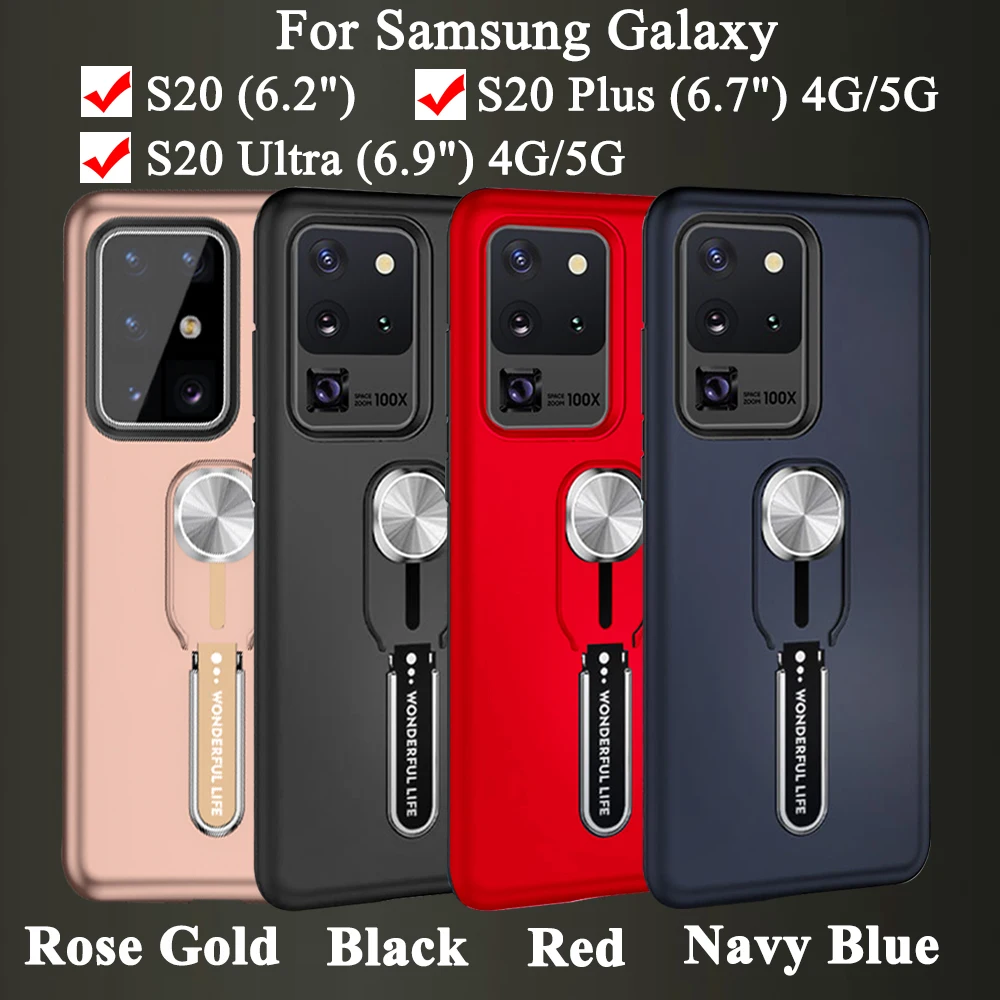 S20case s20 plus Чехол Ультра для samsung s20ultra s20plus чехол телефона galaxy s 20 20ultra 20s 5g s20phone kickstand