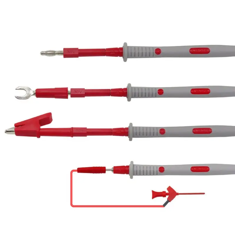 Цифровой мультиметр тестовые зонды провода сменные комплекты игл зазор кабель