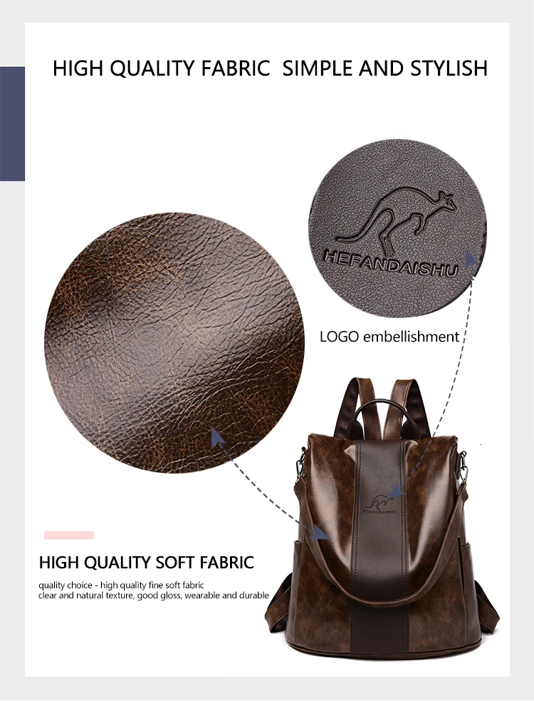 Женская сумка Mochila Masculina, Большая вместительная сумка через плечо, Модный повседневный рюкзак высокого качества, Женская многофункциональная сумка
