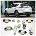 11 комплектов Внутреннее освещение белые светодиодные лампы посылка Toyota RAV4 Tacoma Sienna Yaris Venza Tundra Tarago 2000-2019