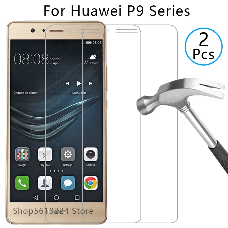 

case for huawei p9 lite 2016 2017 plus cover tempered glass on p 9 light p9lite p9plus phone coque screen protector huwei hawei