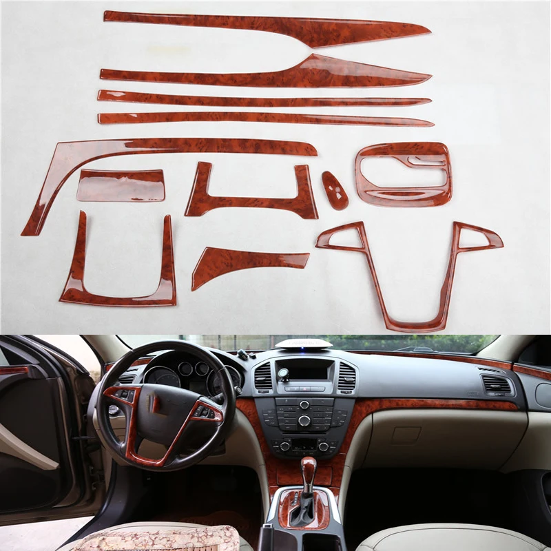 

Lsrtw2017 Car Interior Accessories center Steering Wheel Trim Inner Door Parts Gear Panel for Buick Regal Insignia 2009-2013
