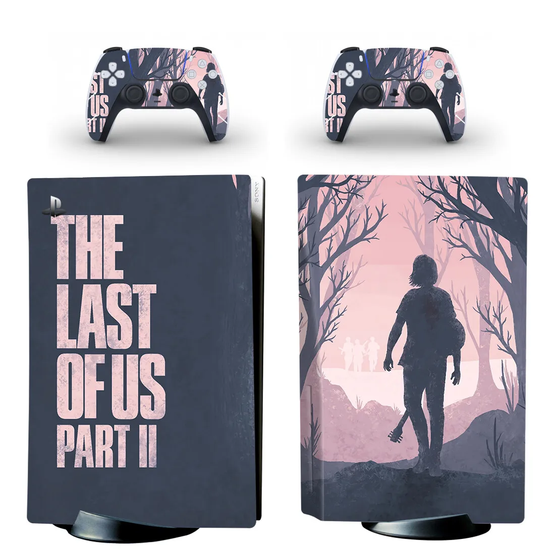Последняя часть Us 2 PS5 наклейка для консоли PlayStation 5 и контроллера Виниловая