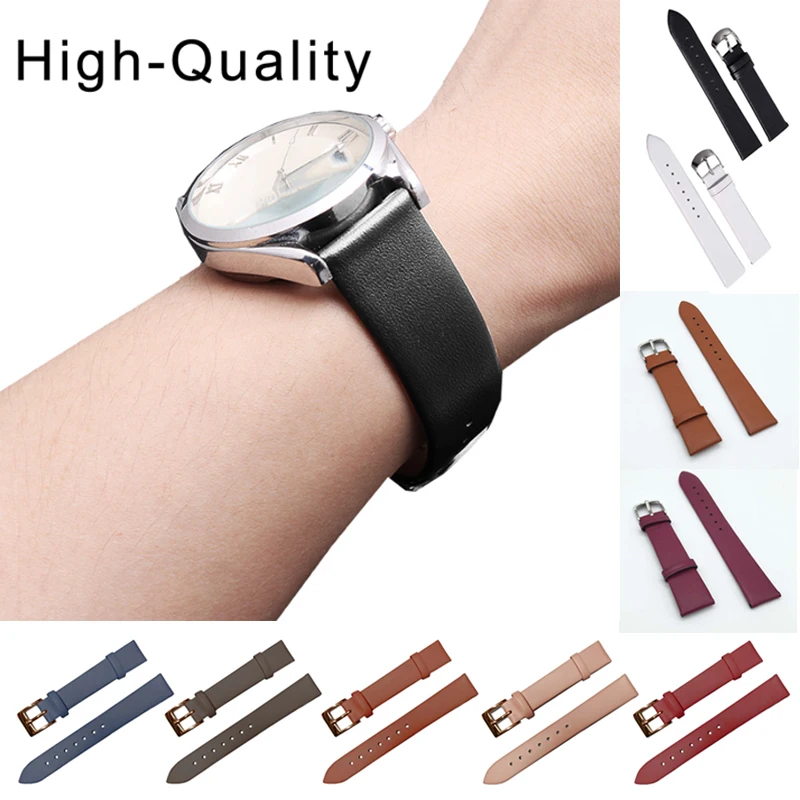 Ремешок сменный для наручных часов браслет из искусственной кожи мужчин и женщин