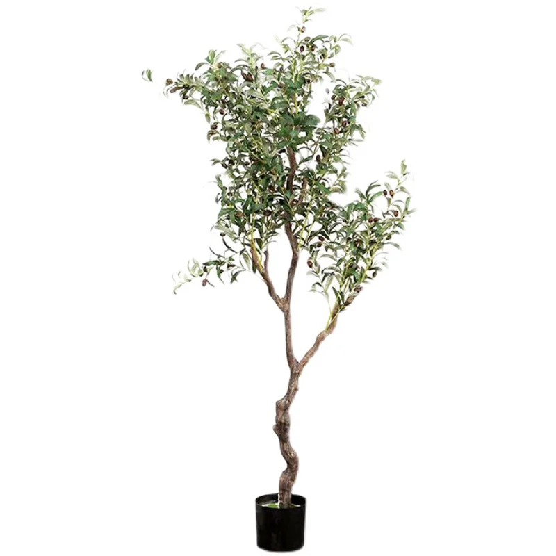 

Large Artificial Plant Home Decoration Fake Olive Tree Simulates Green Outdoor Wedding Garden Decoration Potted Plant