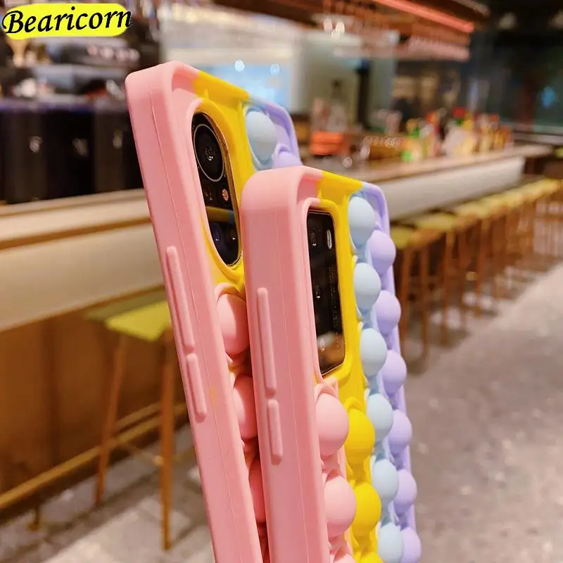 pop fidget toys case for xiaomi mi 9t 10t 11 11i 11x cc9 poco x2 x3 m2 m3 f3 c3 redmi note 7 8 9 9s 10 10s k20 k30 k40 8a 9a 9c free global shipping