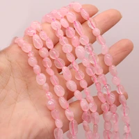 natural rose quartzs stone beads for diy jewelry making necklace bracelet earrings accessories women girls gifts size 6 8mm