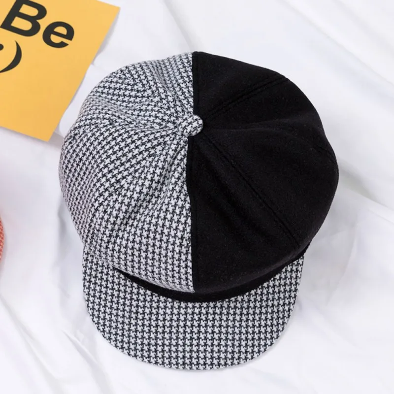 От 3 до 8 лет Детские хлопковые береты модная повседневная шапка в стиле пэчворк