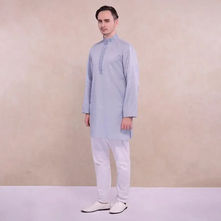 Новые индийские мужские костюмы этнические наборы с вышивкой удобные хлопковые