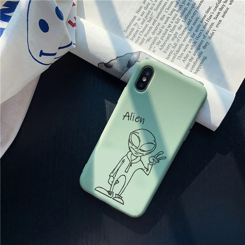 Чехол Alien для Samsung Galaxy S10 S9 S8 S7 S6 Plus Lite edge Мягкая силиконовая задняя крышка телефона