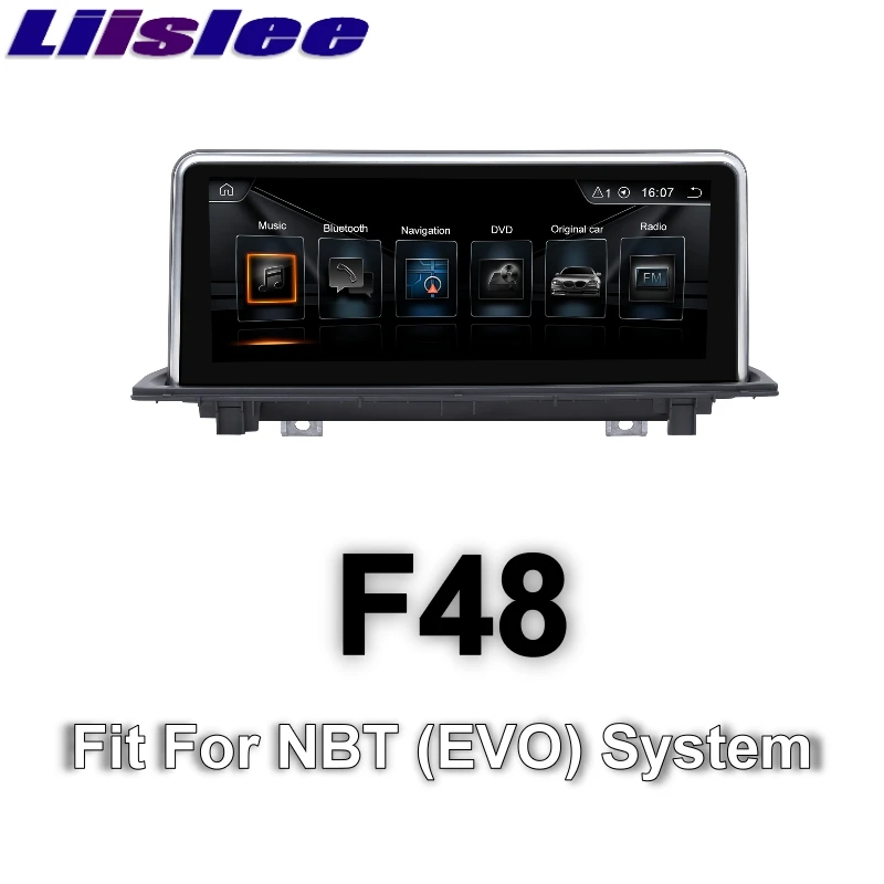 Автомобильный мультимедийный плеер LiisLee для BMW X1 F48 2015 ~ 2017 NBT 10 дюймов GPS аудио Hi Fi