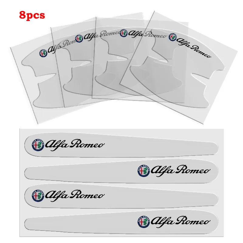 8 шт. защитная пленка от царапин на дверную ручку автомобиля|Наклейки автомобиль|