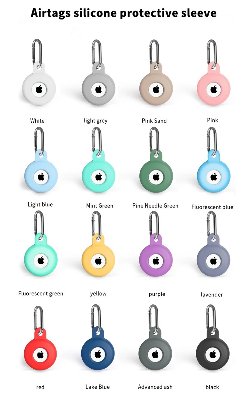 

Защитный чехол для Брелока Для Apple airtag, жидкий силиконовый защитный чехол для локатора Apple