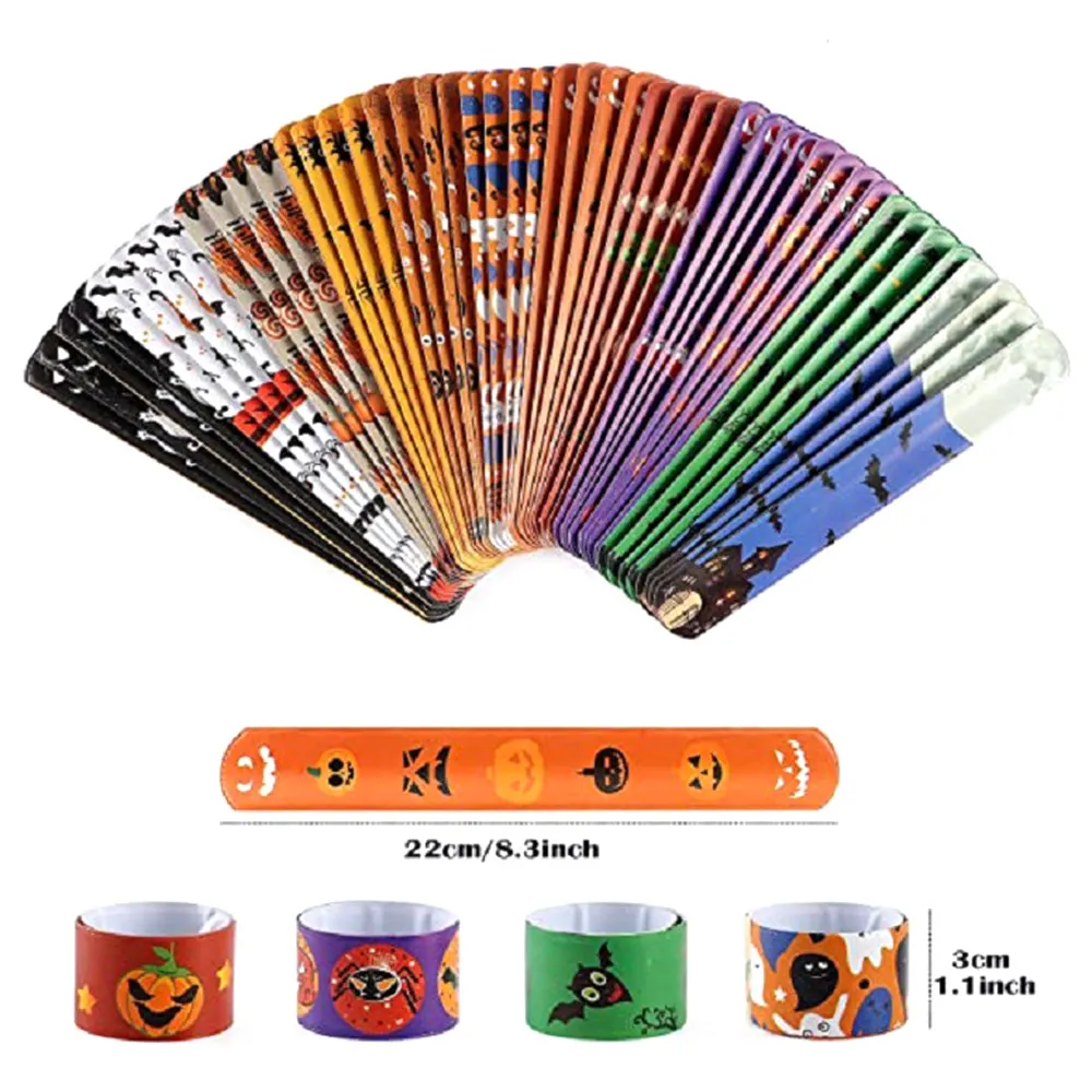 Toys Band Bracelet Wrist Hand Ring Slap Birthday Party Favors Silicone Boy Kids Accessories Halloween | Игрушки и хобби