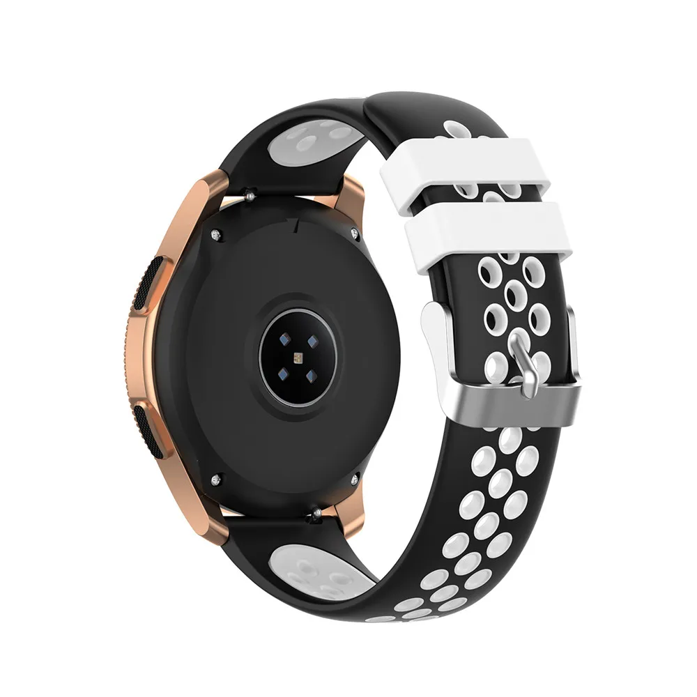 Силиконовый ремешок 20 мм для Garmin VIVOMOVE 3/HR Sport для samsung Galaxy Watch 42 мм R815 для Timex Weekender/Expedition