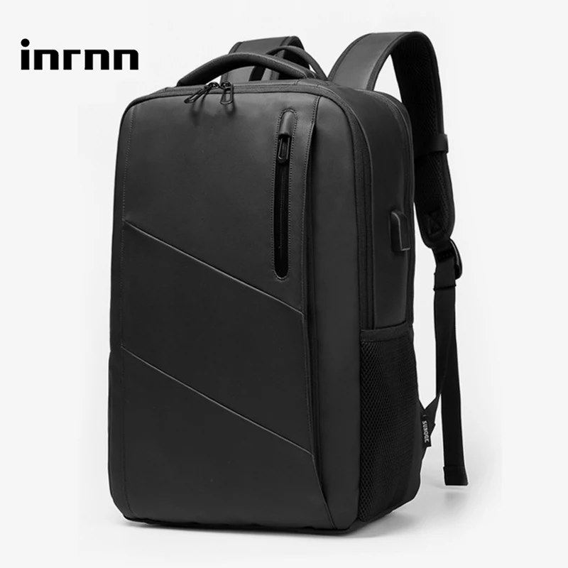 Повседневный Рюкзак для ноутбука 15 6 дюйма inrnn мужская дорожная сумка с USB