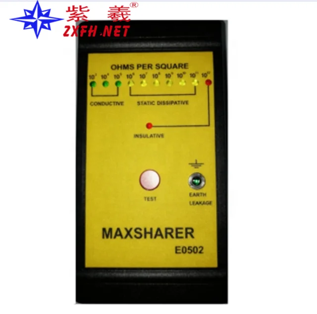 

High Quality Surface Resistance Tester Official Standard Finger Type Electrostatic Measuring Instrument