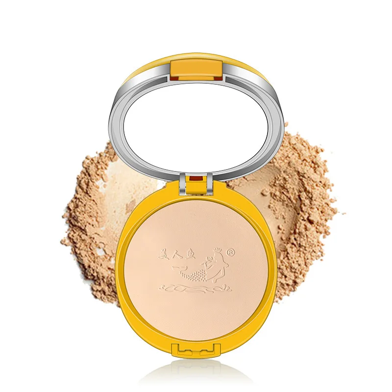Натуральная пудра Отделка Сердце шелковая шаль тщательный торт консилер