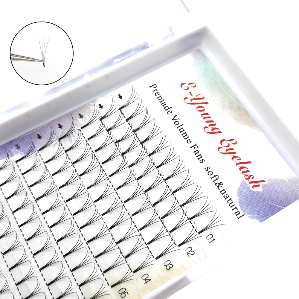

3d 4d 5d Eyelash False Pre Made Fans Eye Lashes Extension 8-15mm Handmade Individual Volume Fans Wholesale Makeup Lashes Premade