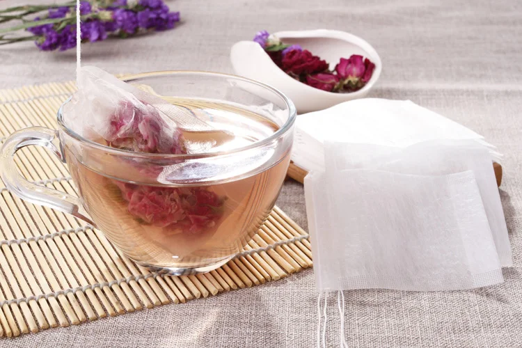 Кукурузные волокна пустой чай сумка с фильтрами Чай Infuser Чай Ситечко пакетики 1000 шт/партия