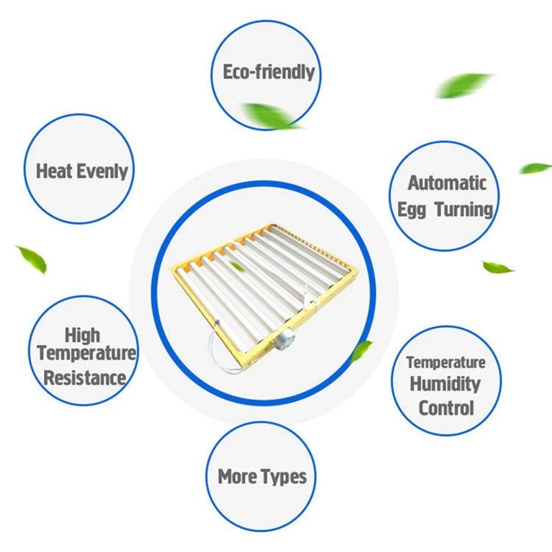 360 градусов куриные яйца Тернер автоматический инкубатор утка перепелиные птицы