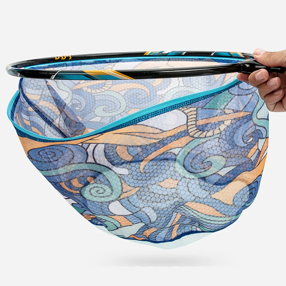 

1pcs Quick-Dry Fishing Landing Net Colorful Scratch Proof Net Bag for Outdoor (Net Diameter 30cm, Net Depth 15cm)