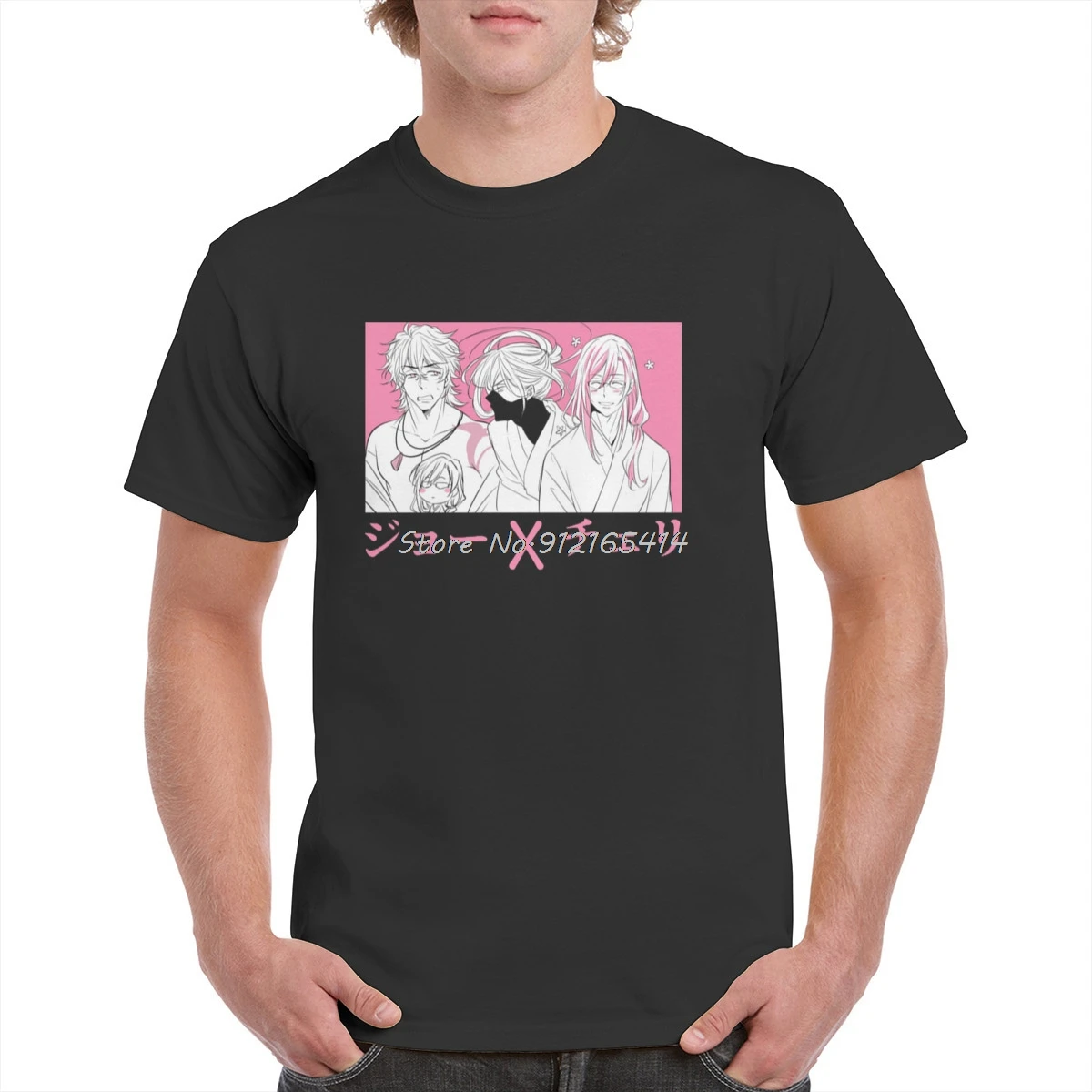 Sk8 The Infinity Cherry X Joe Anime T Shirt Cotton Retro Aesthetic Japanese Pink Graphics Top Oversized Tee Female/Man