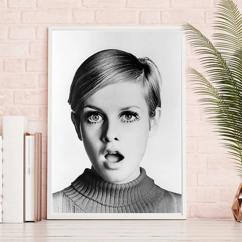 

Black and White Poster Woman Figure Painting Canvas Girl Room Decor Pictures for Home Design Frameless Room Home Decor