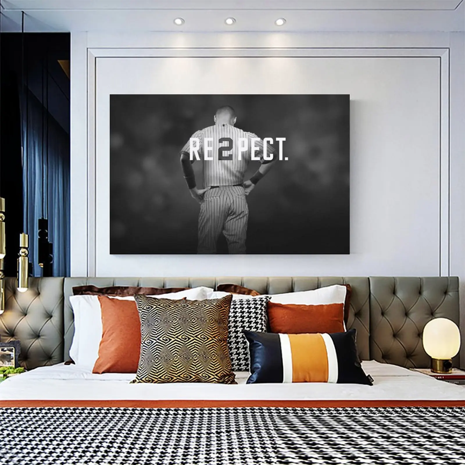 

ROLLON Derek Jeter Poster Prints Painting Nordic Decoration Living Room Home Decor