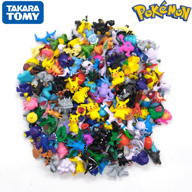 

Экшн-фигурка TOMY Pokemon, 24-144 шт., 2-3 см, не повторяющиеся мини-фигурки, модель, игрушка, Пикачу, аниме, Детские коллекционные куклы, подарки на день...