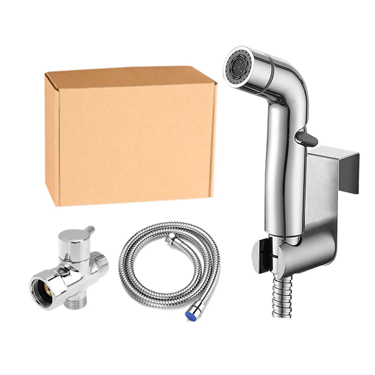 

Handheld Bidet Sprayer Toilet Kit Baby Cloth Diaper Sprayer Bum Gun Butt Cleaner Bidet Shower Tools