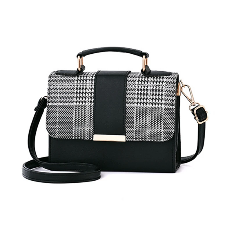 Модная элегантная дамская сумочка в британском стиле мессенджер через плечо из