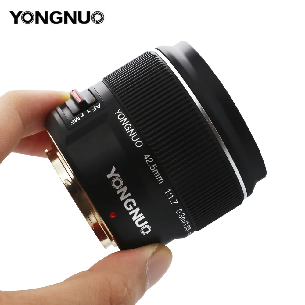 Yongnuo YN42.5mm F1.7 Macro 4/3 System Interface Large Aperture AF/MF Autofocus Standard Fixed Focus Lens Easily Blur Background