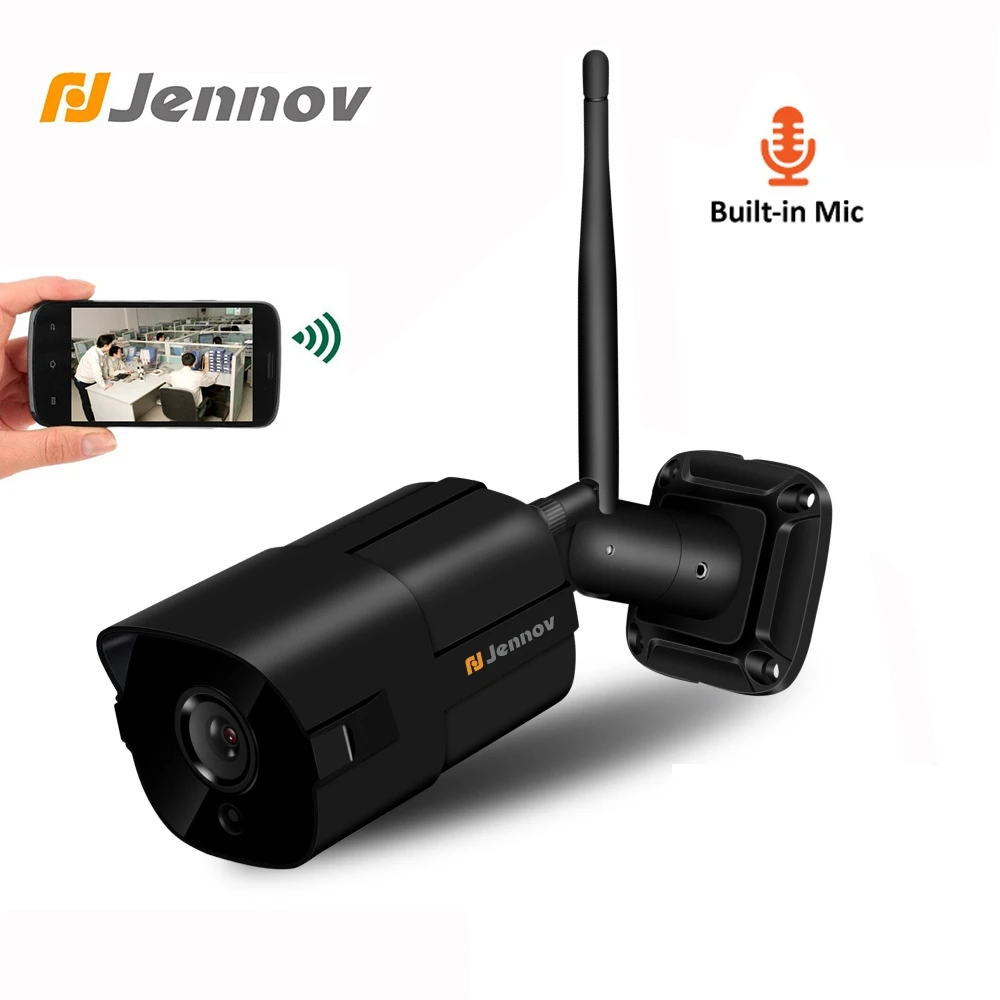 Jennov, Wifi, IP камера, уличная, 1080 P, ONVIF, беспроводная, камера безопасности, домашняя, CCTV, видеонаблюдение, комплект, Aduio, запись, водонепроницаемая камера