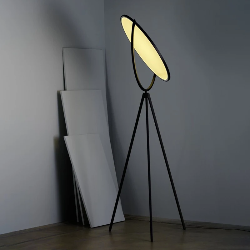 

Современная светодиодная Напольная Лампа в скандинавском стиле со штативом, домашний декор для гостиной, спальни, прикроватный светильник ...