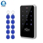 Водонепроницаемая клавиатура доступа RFID, 125 кГц, 12 В постоянного тока, IP68, система управления открыванием двери, карта EM4100, поддержка функции дверного звонка