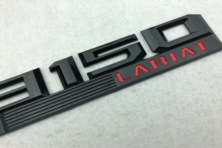 3D ABS F150 LARIAT F150XLT эмблема знак, наклейка на автомобиль багажник задняя дверь для ford SVT raptor F250 F350 focus 2 ranger kuga
