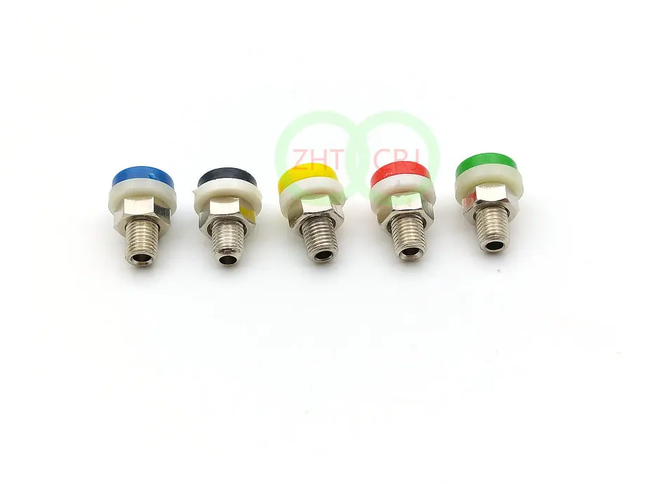 100 шт. 5 цветов латунный 2 мм разъем типа банан для штекера банан|jack jack|jack jackjack plug jack