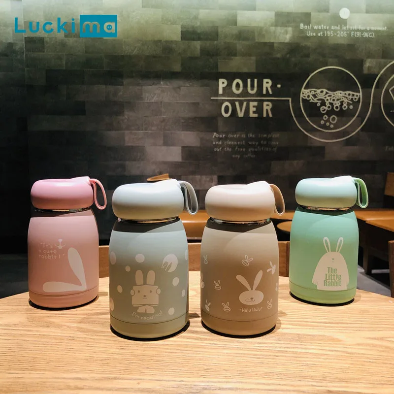320ml Insulated Water Bottle Stainless Steel Cartoon Thermos Coffee Milk Tea Vacuum Flask Pot Kettle for Kids Gift | Дом и сад