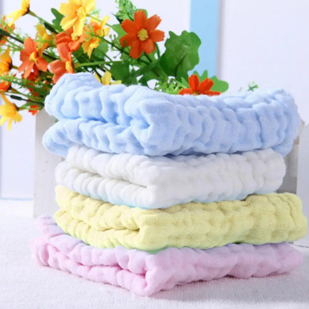 

Soft Cotton Baby Infant Newborn Bathing Towel Washcloth Feeding Wipe Cloth