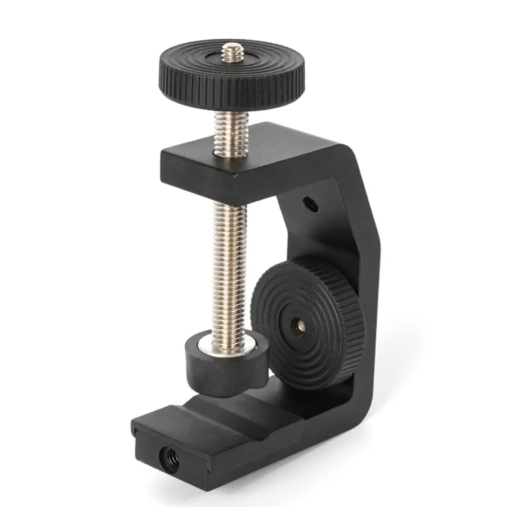 

Настольное универсальное Многофункциональный C-стиль Камера винтовой зажим + 360 градусов крепление МНИ шаровой головки 1/4 \ "винтовое соедин...