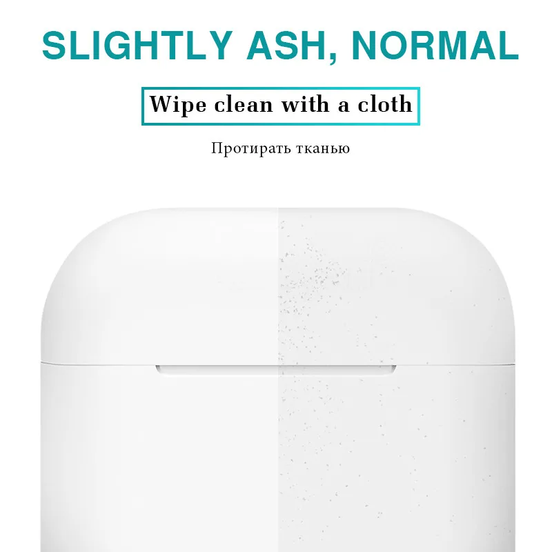 Оригинальный официальный Мягкий силиконовый чехол для Apple Airpods Pro TPU полное
