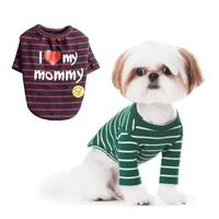 pet dog clothes puppy vest t shirt shirt cute pajamas spring summer pet clothes dog clothes bottoming shirt new