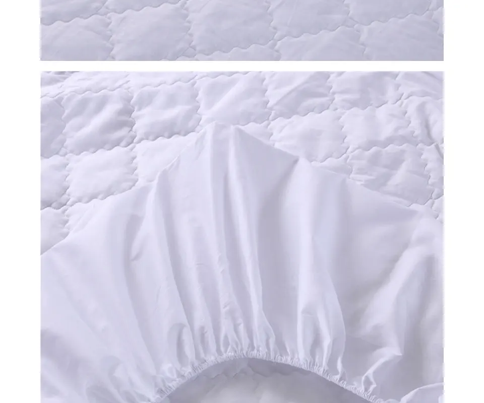 Белый коврик для матраса толстый защитный чехол 100% защита клеветовый