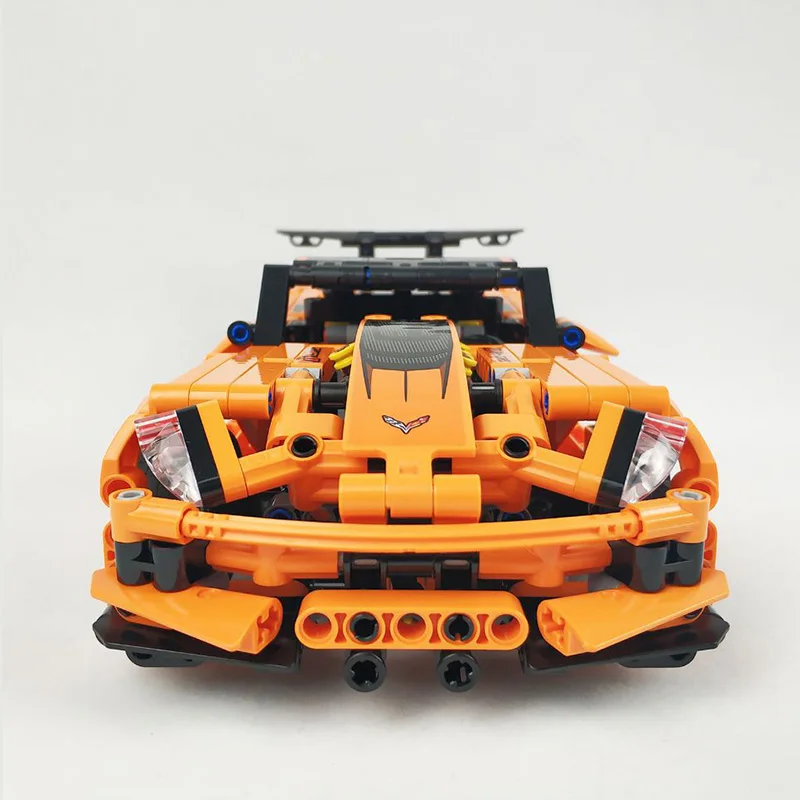 Decool строительные блоки 13384 593 шт Moc Chevrolet Corvette Zr1 Супер гоночный автомобиль модель