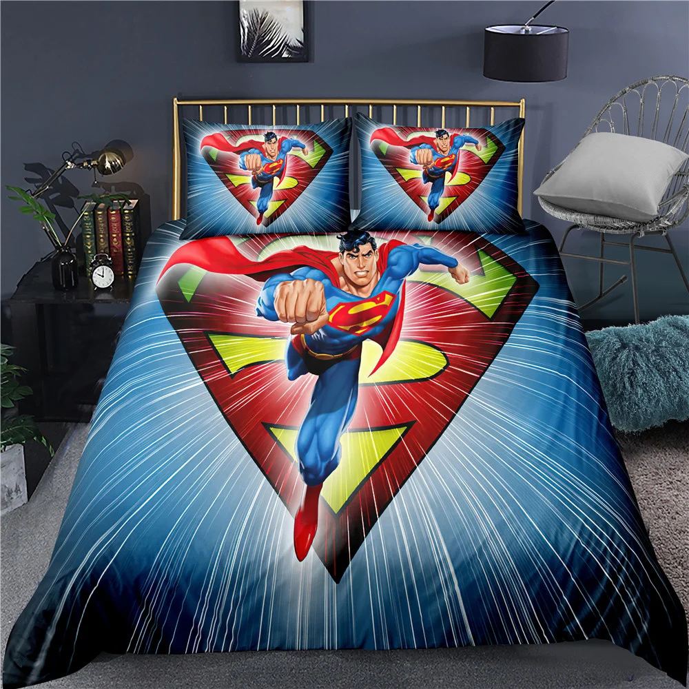 Комплект постельного белья с пододеяльником и наволочкой Супергерои - купить по