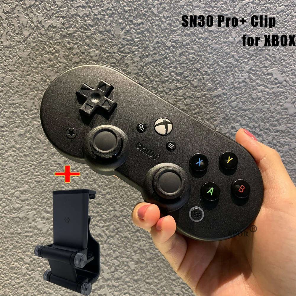 

New Arrival 8BitDo SN30 Pro Bluetooth Game Controller Gamepad for Xbox Cloud Gaming on Android Includes Clip Dropshipping