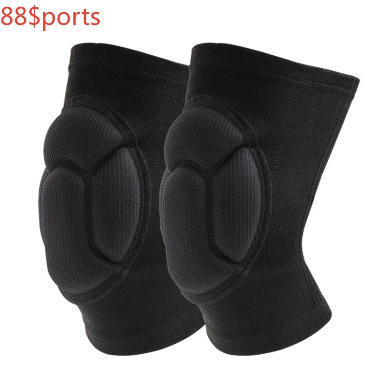 

Sports Kneepad Men Elastic Knee Pads Support Fitness Gear Basketball Volleyball Brace Protector Male Non-Slip Knee Pads Women